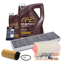 Inspektionspaket SET A + ÖL FÜR Mini Cooper D N47 C16 A + N47 C20 A 90PS - 143PS