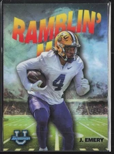 John Emery 2022 Bowman University Chrome Ramblin' Man #RM-7 LSU Tigers
