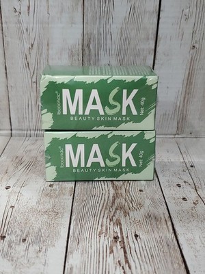 Face Mask Clean Beauty Skin Green Tea Clean Stick Clean Care Pack of 2