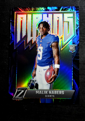 2024 Panini Zenith Alphas Rookie Silver Prizm Holo #6 Malik Nabers RC MINT 💙💙 - Picture 17 of 19