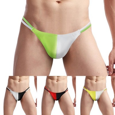 Neuheit Herren T Rücken G String Slip Unterwäsche niedrige Leibhöhe Thongs