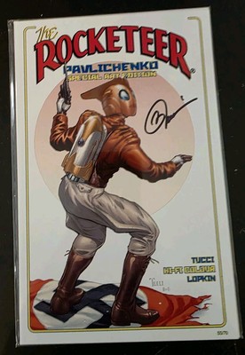 THE ROCKETEER Pavlichenko Special Art Edition Comic Signed By BILLY TUCCI 55/70