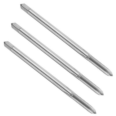 3pcs Straight Flute Taps 10-32 UNF Thread 4'' Extra Long Screw Tapping