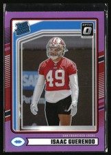 2024 Donruss #336 Isaac Guerendo Optic Rated Rookies Preview Pink