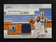 2002-03 Fleer Flair DIRK NOWITZKI Patch Court Kings Game Used #CK-DN