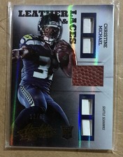 Christine Michael 2013 Absolute Leather And Laces Ball And Lace /25 Seahawks