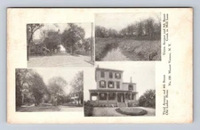 Mt Vernon NY-New York, Old Ladies Home, Creek Mill Road, Vintage Postcard