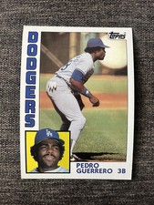 1984 Topps Super Baseball Pedro Guerrero #24 - Dodgers