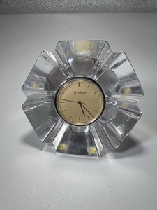 Orrefors オレフォス クリスタル 置き時計 Orrefors Crystal Clock | eBay