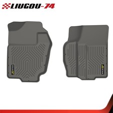 All Weather TPE Floor Mats 1st Row Gray Fits 1994-2002 Dodge Ram 1500 2500 3500