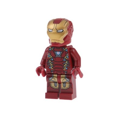 1x Lego Minifigur Super Heroes Iron Man Mark 46 Doppelgesicht Helm 76051 sh0254