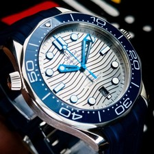 2023 OMEGA SEAMASTER 300M 42MM GREY 210.32.42.20.06.001 B&P Warranty to 09/2028 4