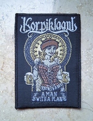 PATCH / AUFNÄHER -- KORPIKLAANI - A MAN WITH A PLAN -- FOLK METAL