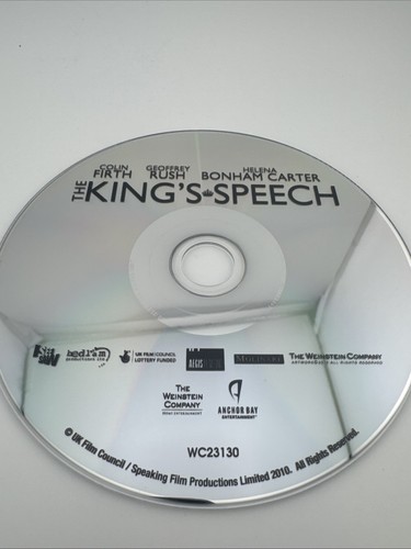 The King's Speech DVD 2010 Colin Firth Helena Bonham Carter Region 1 Drama Oscar - Picture 3 of 6