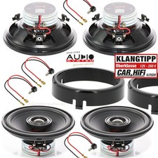 Audio System high end Lautsprecher Set f&uuml;r Mercedes W124 E-Klasse vorne + hinten