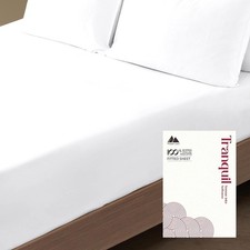 100 Egyptian Cotton Deep Pocket Queen Fitted Sheet - Luxury 800 Series Tranquil
