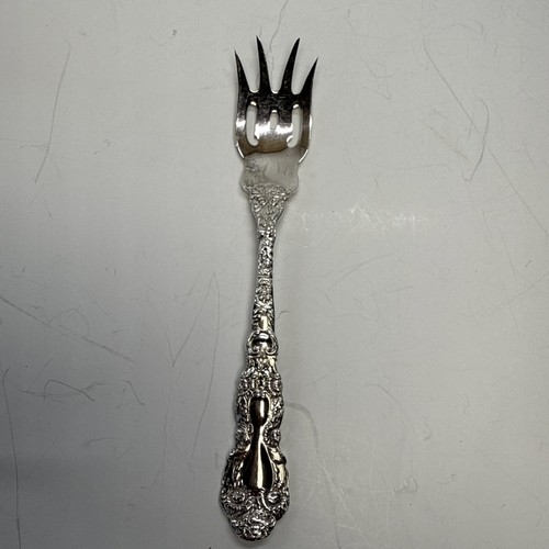 Imperial Chrysanthemum By Gorham Silver Plated Large Chipped Beef Fork 6 3/4” - Picture 2 of 23