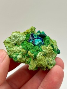 Rare Superb Rosasite & Malachite, Azurite, Arsentsumebite, Tsumeb Mine, Namibia