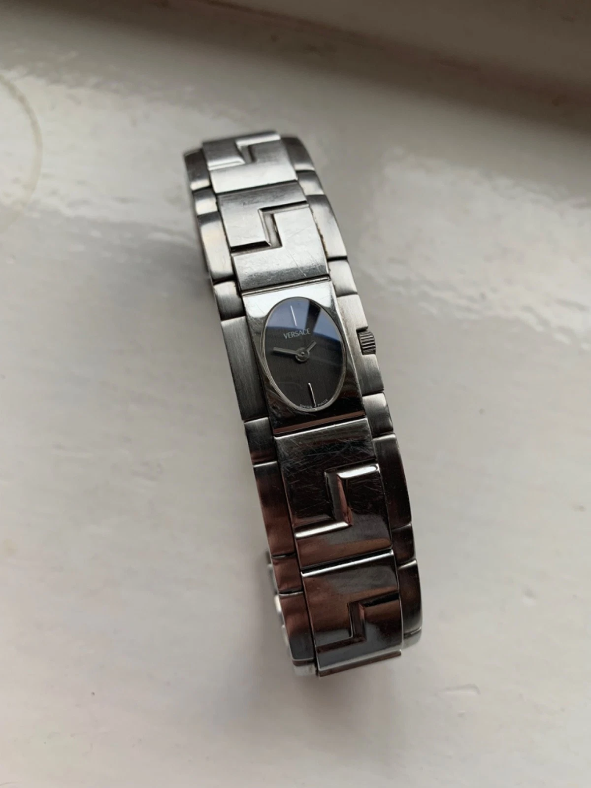 Orologio Donna Versace Bracciale Quarzo Svizzero ESQ99 Nuovo Bat FWO