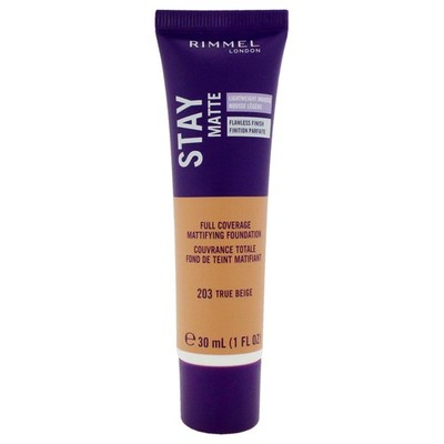 Rimmel Stay Matte Liquid Mousse Foundation True Beige Oil Free 1 Fl Oz