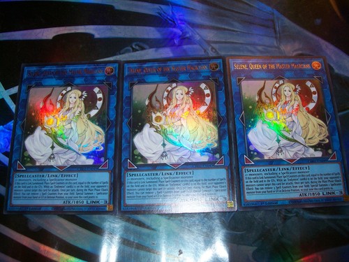 3x Selene, Queen of the Master Magicians 1st Edition Ultra Rare CH02-EN049