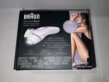 Braun Silk-expert Pro 3 IPL Hair Removal Device PL3111 Purple Body Face Women