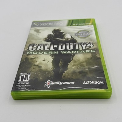 Call of Duty 4: Modern Warfare Platinum Hits (Microsoft Xbox 360, 2010) Complete