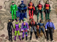 Lote De 11 FIGURAS DE ACCIÓN CON GUANTES BATMAN BATMAN AZUL BOTAS VARIANTE DC COMIC 4"