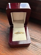 Yellow 18ct Gold Diamond Solitaire Ring 0.50ct