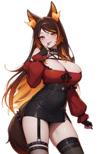 Sinder Vtuber Vinyl Car Decal Sticker 7" Weatherproof