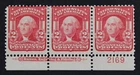 CKStamps: US Stamps Collection Scott#319 Strip Mint H OG Small Thin