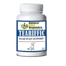 Teariffic Tear Stain Support for Dogs Cats - 250 Capsules 500mg