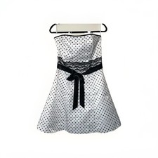 Jessica McClintock Gunne Sax Women  s 13/14 Vintage 80s Strapless Formal Dress