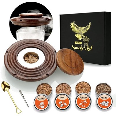 Cocktail Smoker Kit mit 4 Holzchips, Vatertagsgeschenk, Old Fashioned Whiskey...