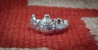 Vintage Navajo Sterling Silver Native American Pottery Ring Size 6.5 & 7.5