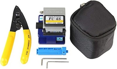 FTTH Fiber Tool Kit 3 in 1 mit FC-6S Fiber Cleaver und Fiber Optic Stripper CFS2