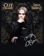 OZZY OSBOURNE 8X10 SIGNED PHOTO AUTOGRAPH PATIENT NUMBER 9 BLACK SABBATH REPRINT
