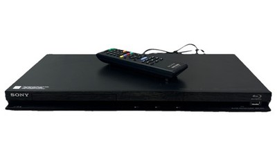 Sony BDP-S370 Blu-ray CD SACD DVD Player with OEM Remote Tested Working Updated