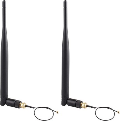 2 Stück 2,4 G 5,8 G Dual-Band High Gain WLAN Router 5DBI WiFi Omnidirektional Ant