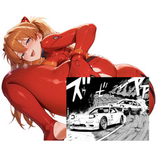 ASUKA LANGLEY EVANGELION 6" STICKER DECAL JAPANESE MOTORSPORT CAR WAIFU ANIME