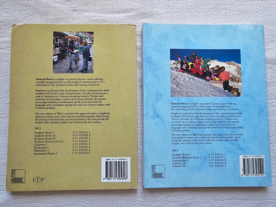 Vintage GCSE 90s German Today Deutsch Heute Teil 1 2 Learn Speak Study Bundle - Image 2 of 4