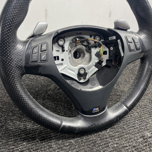 ☑️ 07-13 Volante BMW E88 E90 E92 E93 M-Sport con paletas cuero OEM - Imagen 2 de 24
