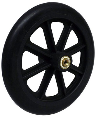 NEW 8'' x 1'' Heavy Duty Front Wheelchair Wheel (Each), 5/16'' (8 mm) Bearing