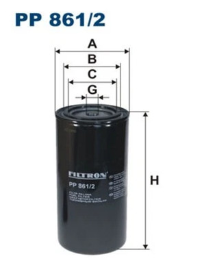 Für FILTRON PP 861/2 FUEL FILTER ASTRA, AUWAERTER, BOVA, DAF, I