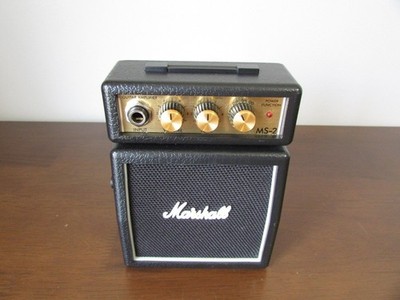 MARSHALL MS-2 MICRO AMP - SCHWARZ - TRAGBARER GITARRENVERSTÄRKER VOLL FUNKTIONSFÄHIG