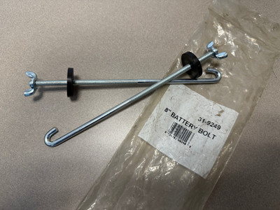 NOS Rotary 31-9249 Universal 8'' Battery Hold Down Bolt Adjustable Clamp