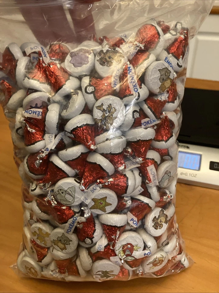 POKEMON 151 KISSES HERSHEY'S ASSORTED MIX LIMITED BULK VALUE 4 Lb BAG Hundreds - Image 4 of 4