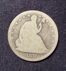 1876 - S Seated Liberty Half Dollar AG-G
