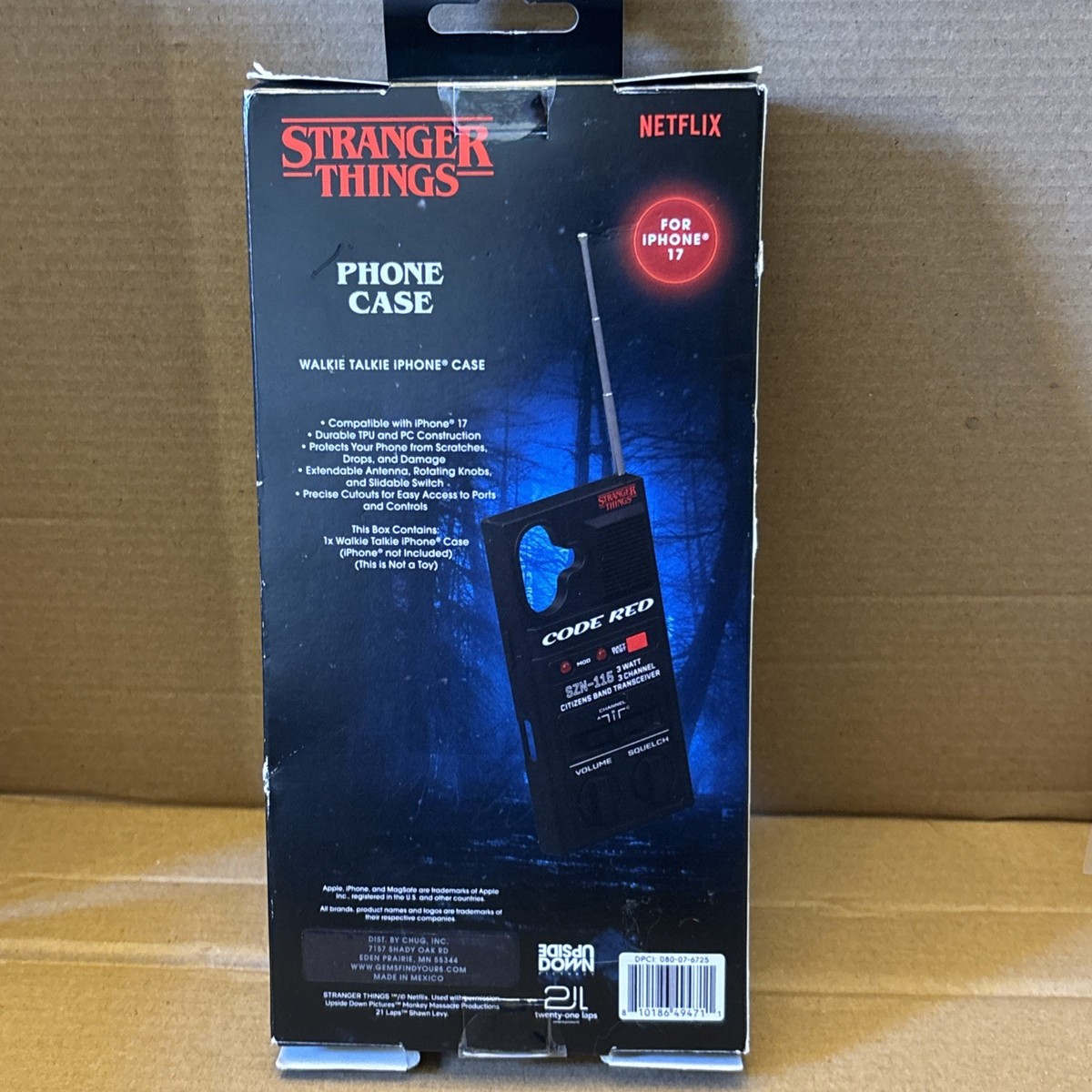 Stranger Things Code Red Walkie Talkie TPU & PC iPhone 17 Case | eBay
