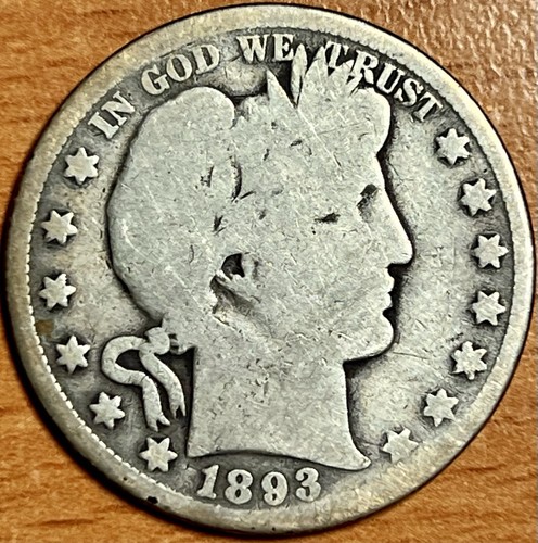 1893-O Barber Liberty Head Half Dollar - KEY 🔑 Date - Lot Set Collection Brk